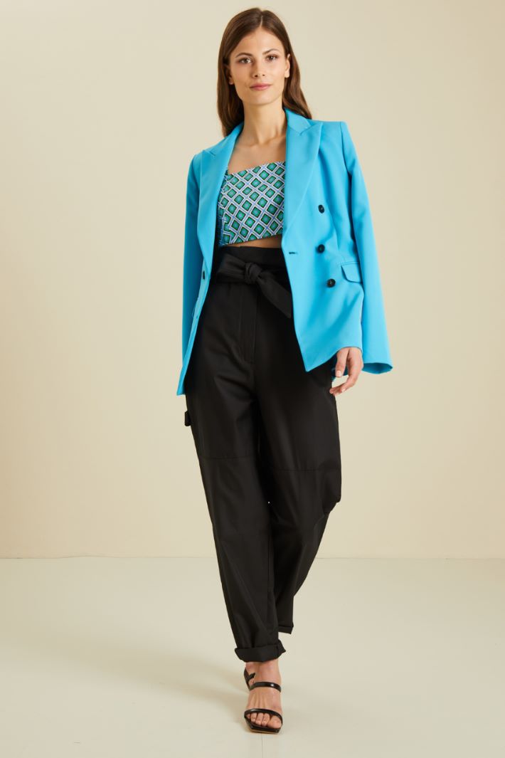 Pantaloni in gabardina Fashion Market