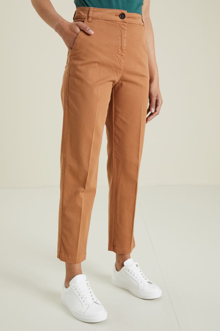 Pantaloni in cotone stretch Fashion Market
