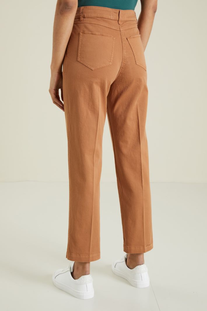 Pantaloni in cotone stretch Fashion Market