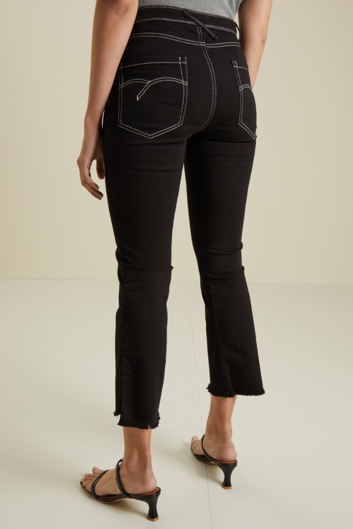 Pantaloni flare in drill Fashion Market