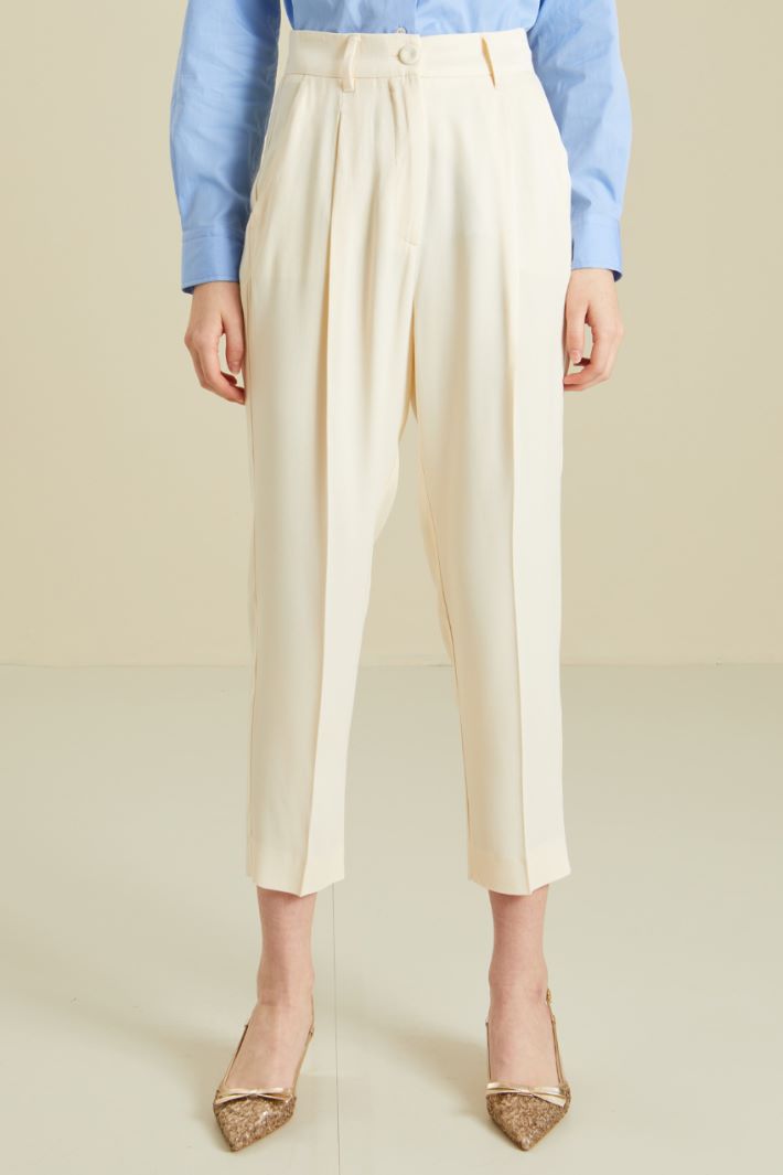 Pantaloni in crèpe Fashion Market Pantaloni in crèpe Fashion Market