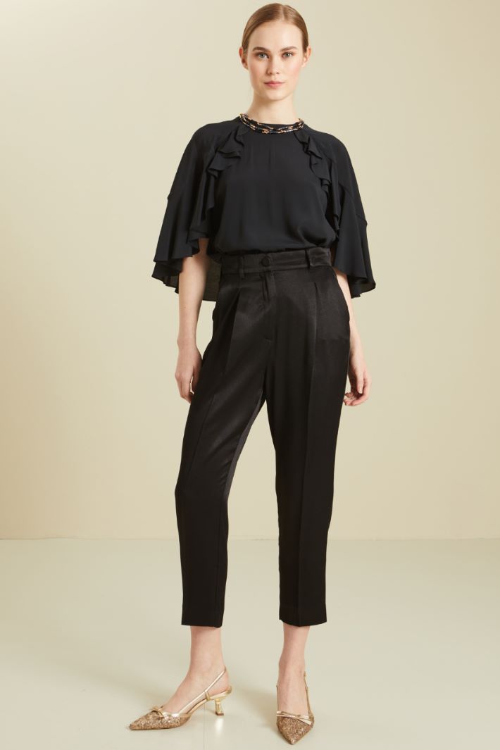 Pantaloni in crèpe Fashion Market