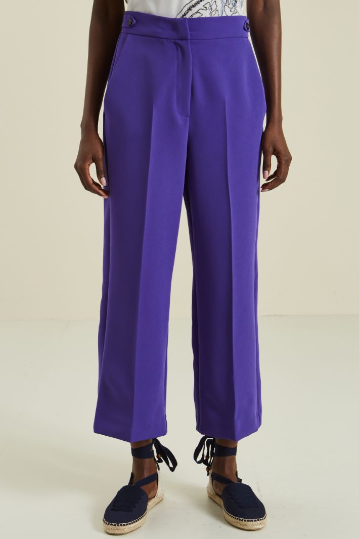 Pantaloni dritti in cady Fashion Market