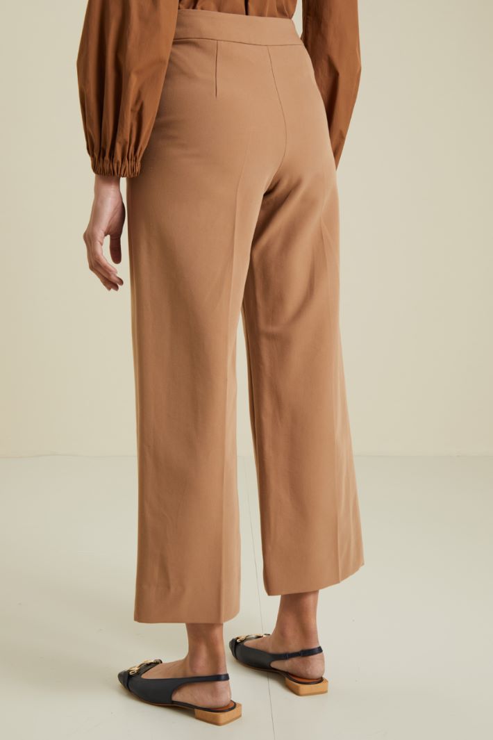 Pantaloni in cotone e viscosa Fashion Market