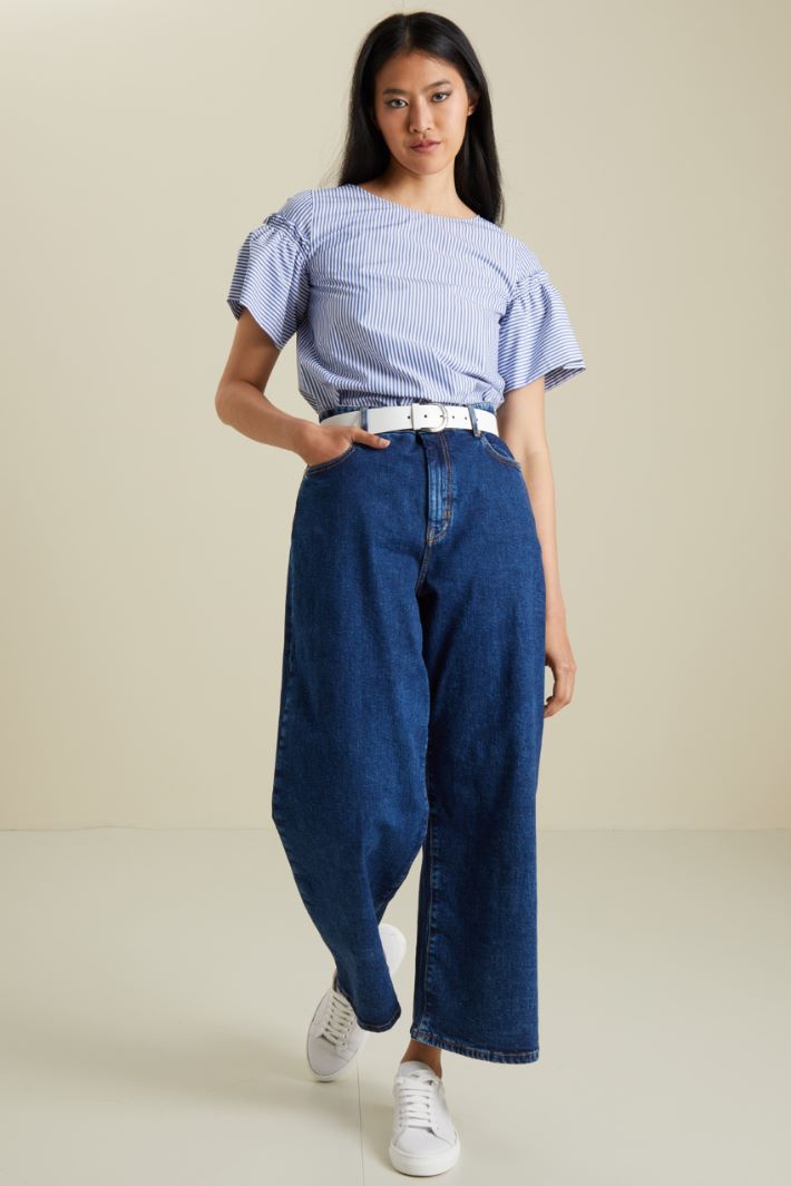 Jeans svasati in denim Fashion Market