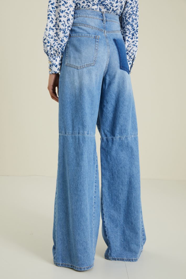 Jeans svasati in denim Fashion Market