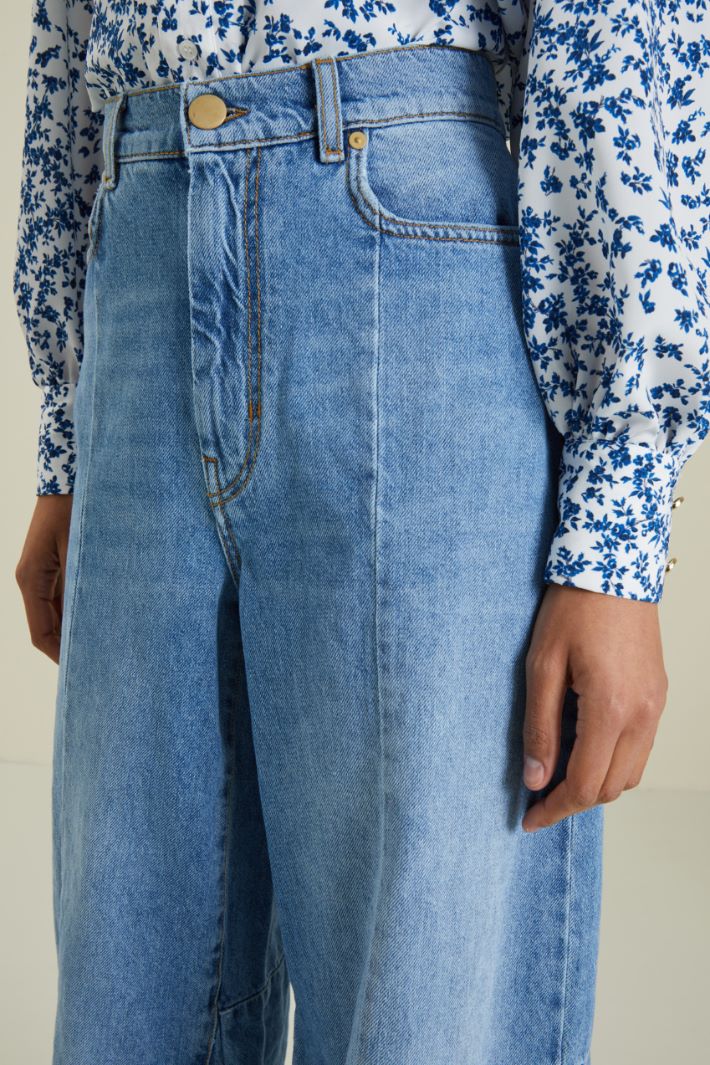 Jeans svasati in denim Fashion Market