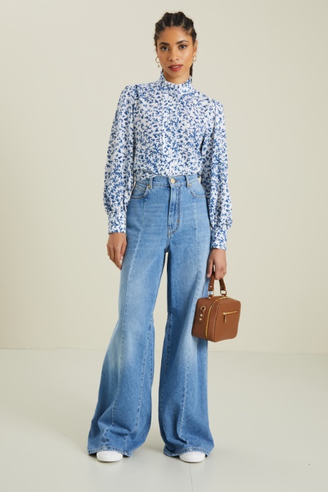 Jeans svasati in denim Fashion Market