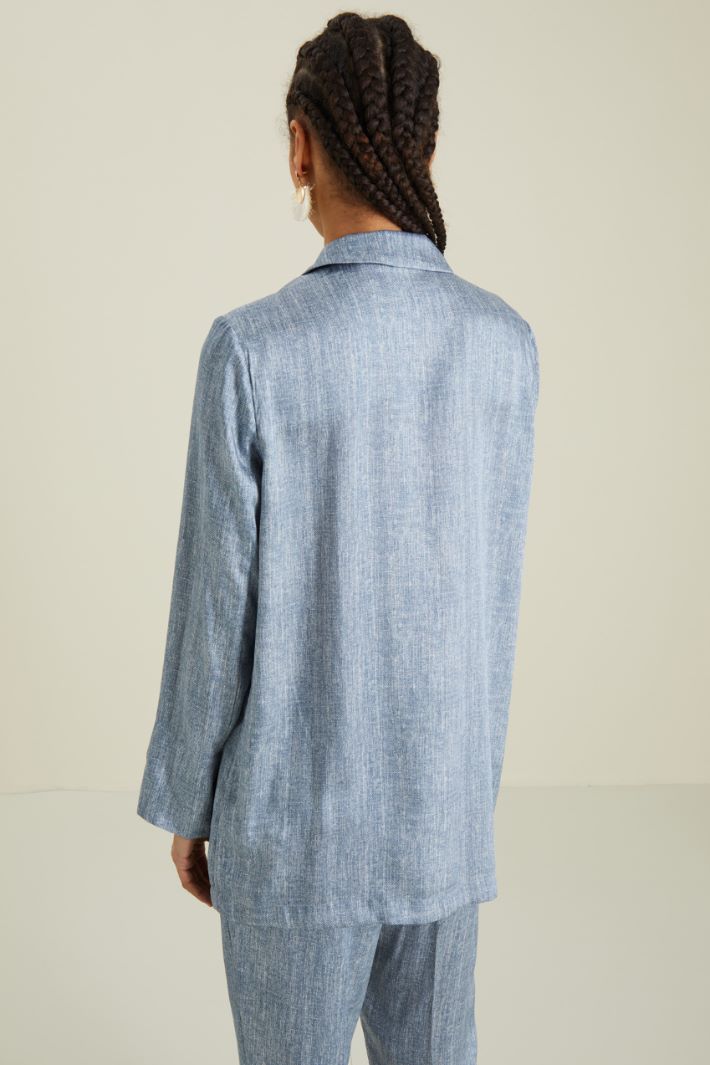 Blazer morbido in raso Fashion Market