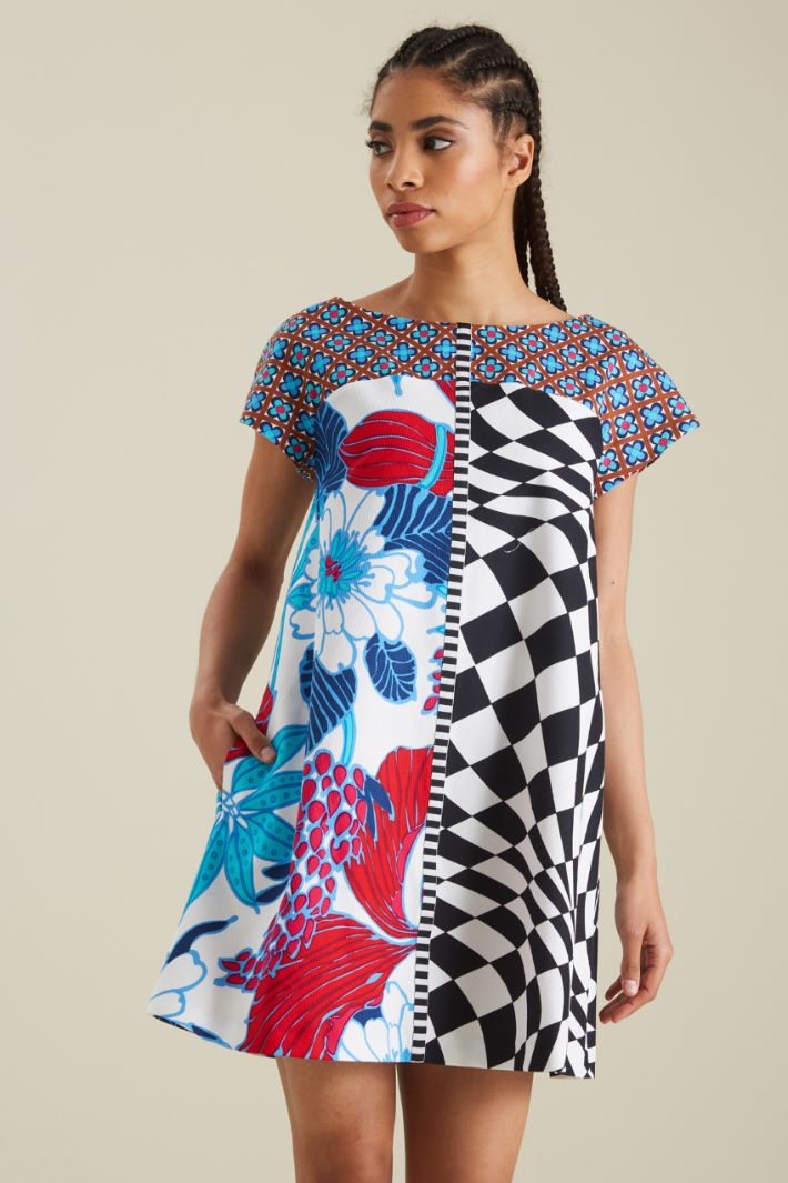 Abito in piquet di cotone Fashion Market