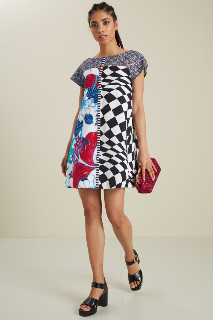 Abito in piquet di cotone Fashion Market