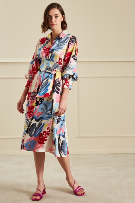 Abito chemisier stampato Fashion Market