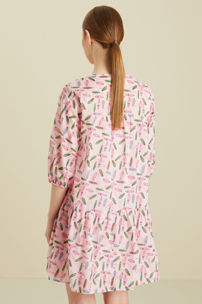 Abito in mussola stampata Fashion Market