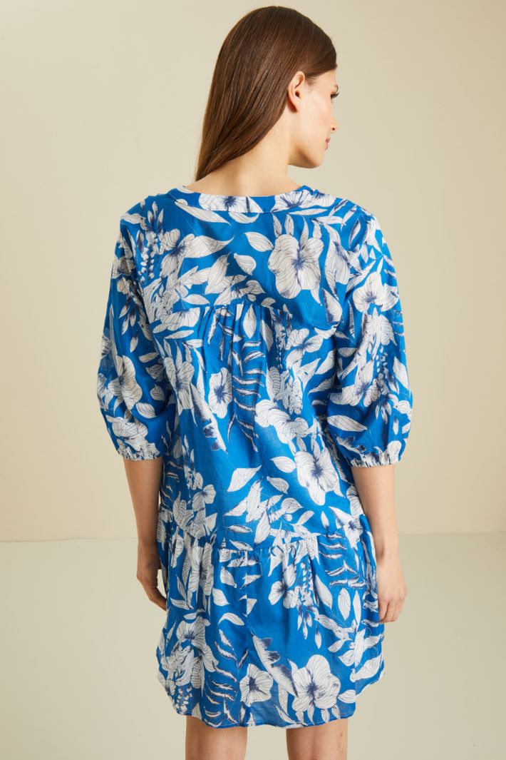 Abito in mussola stampata Fashion Market