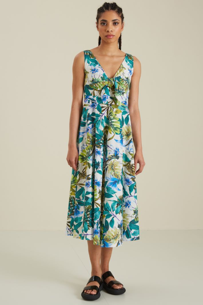 Abito svasato in popeline Fashion Market