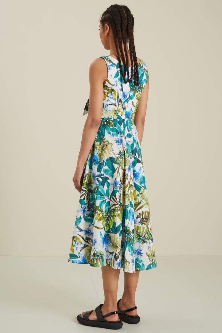 Abito svasato in popeline Fashion Market