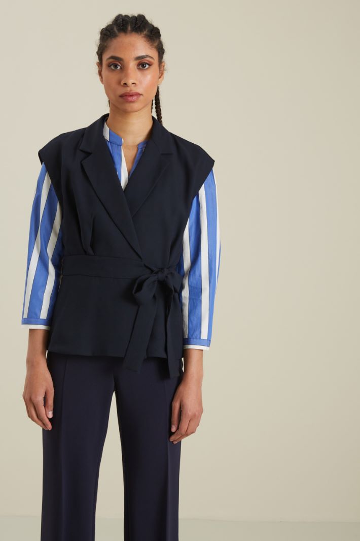 Gilet in enver satin Fashion Market