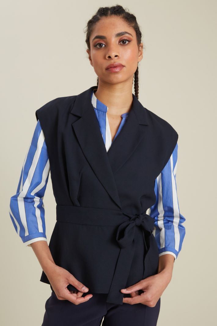 Gilet in enver satin Fashion Market