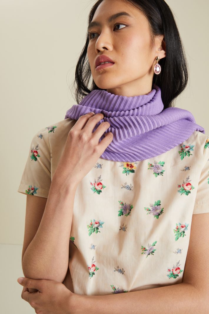 Sciarpa plissettata in viscosa Fashion Market