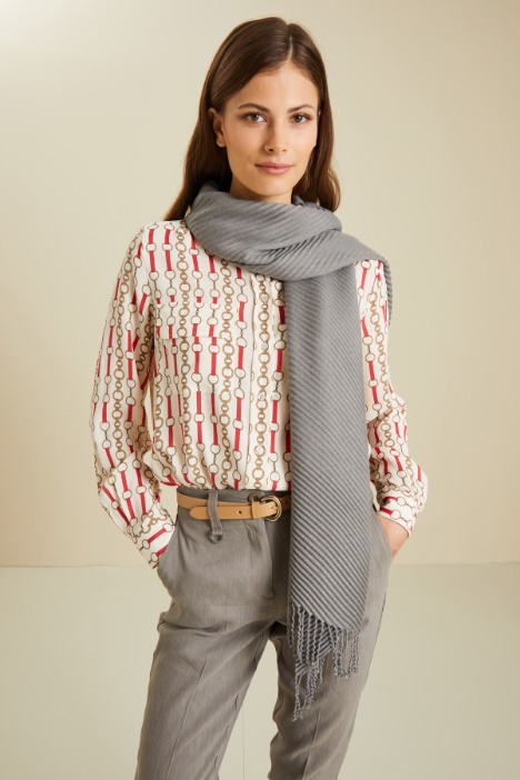 Sciarpa plissettata in viscosa Fashion Market
