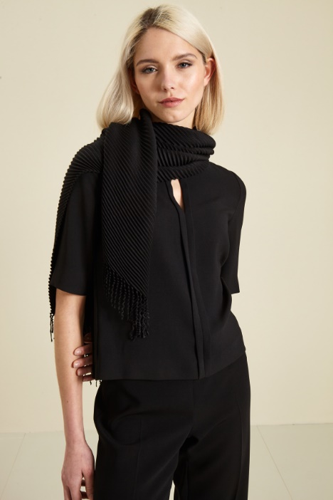 Sciarpa plissettata in viscosa Fashion Market