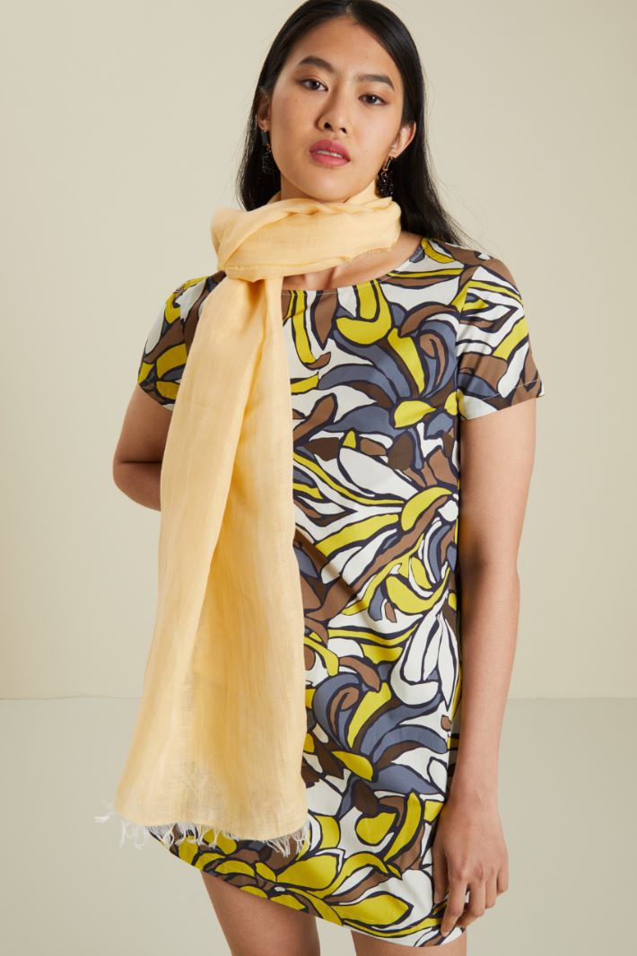 Sciarpa in tela di lino Fashion Market Sciarpa in tela di lino Fashion Market