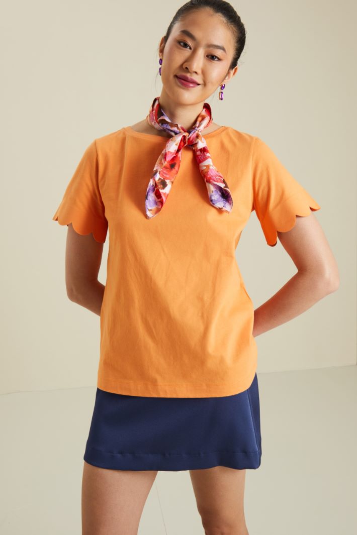 Foulard in seta stampata Fashion Market Foulard in seta stampata Fashion Market