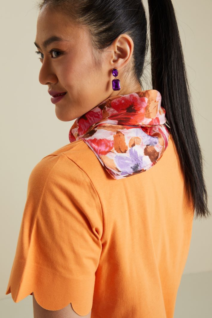 Foulard in seta stampata Fashion Market Foulard in seta stampata Fashion Market