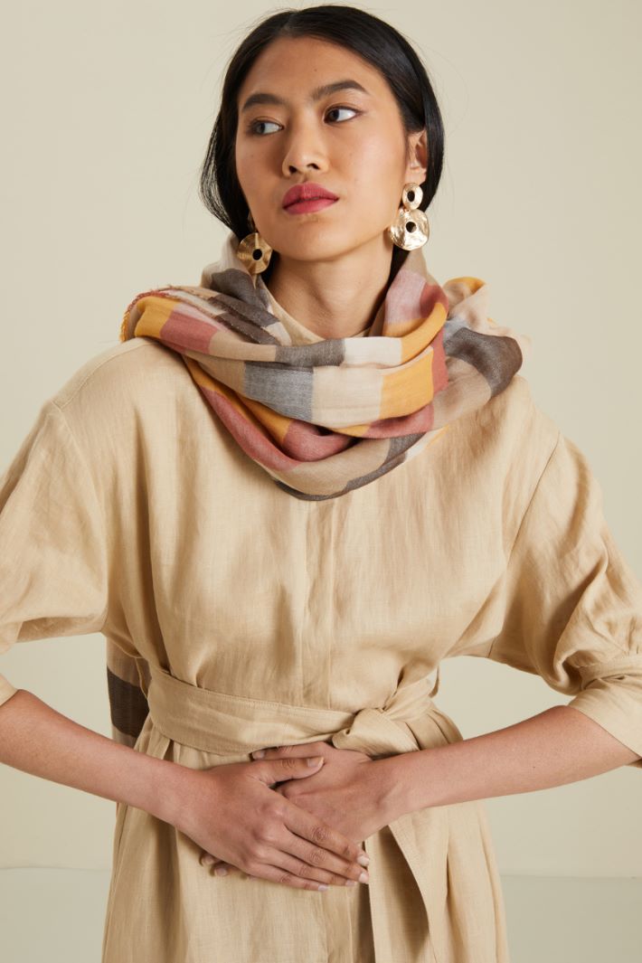 Sciarpa in tela di cotone Fashion Market Sciarpa in tela di cotone Fashion Market