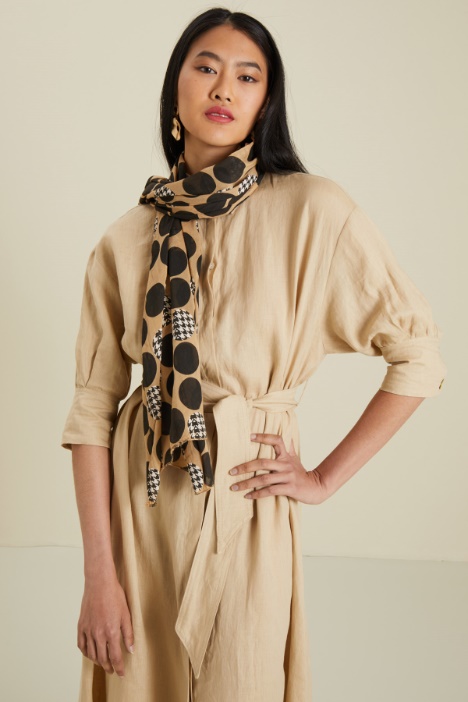 Stola in cotone e seta Fashion Market