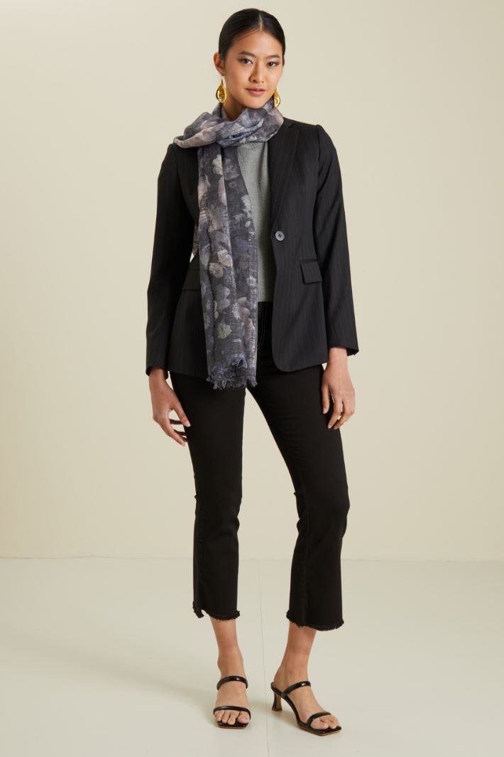 Sciarpa lamè stampata Fashion Market