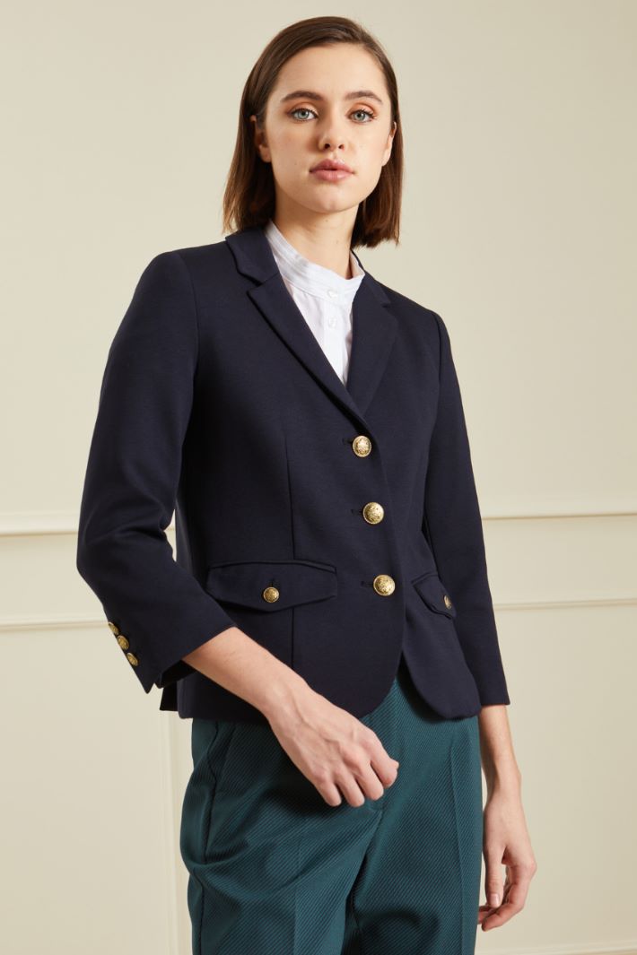 Blazer in jersey di viscosa Fashion Market