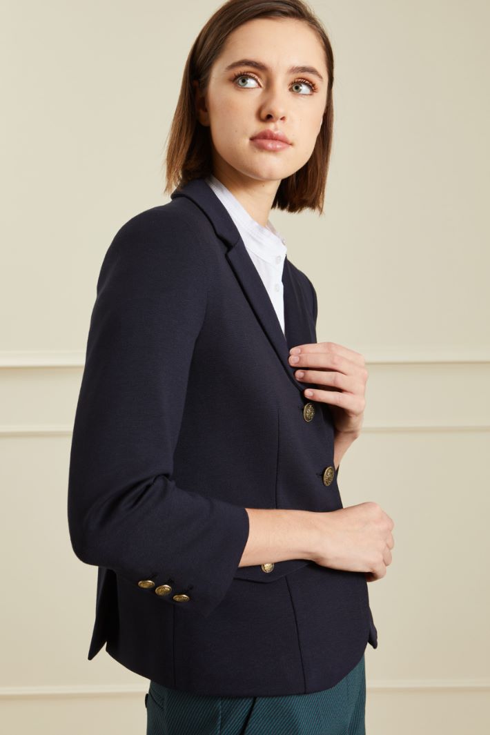 Blazer in jersey di viscosa Fashion Market