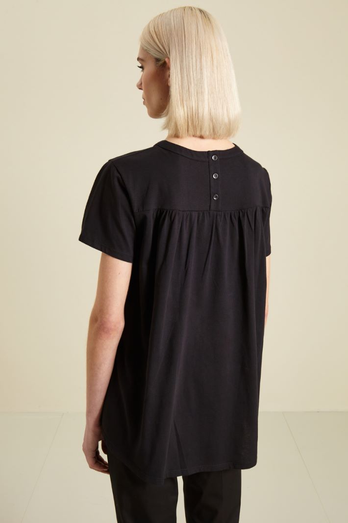 T-shirt con arricciatura Fashion Market T-shirt con arricciatura Fashion Market