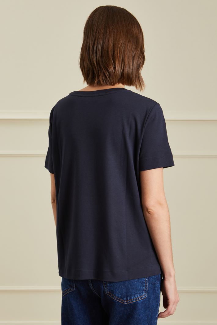 T-shirt in jersey di cotone Fashion Market T-shirt in jersey di cotone Fashion Market