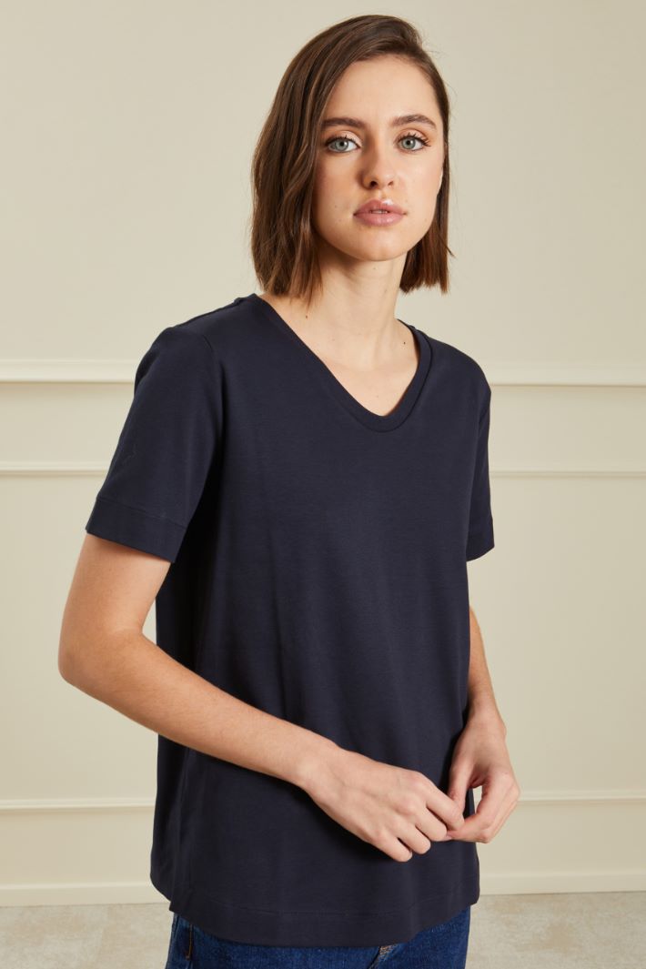 T-shirt in jersey di cotone Fashion Market T-shirt in jersey di cotone Fashion Market