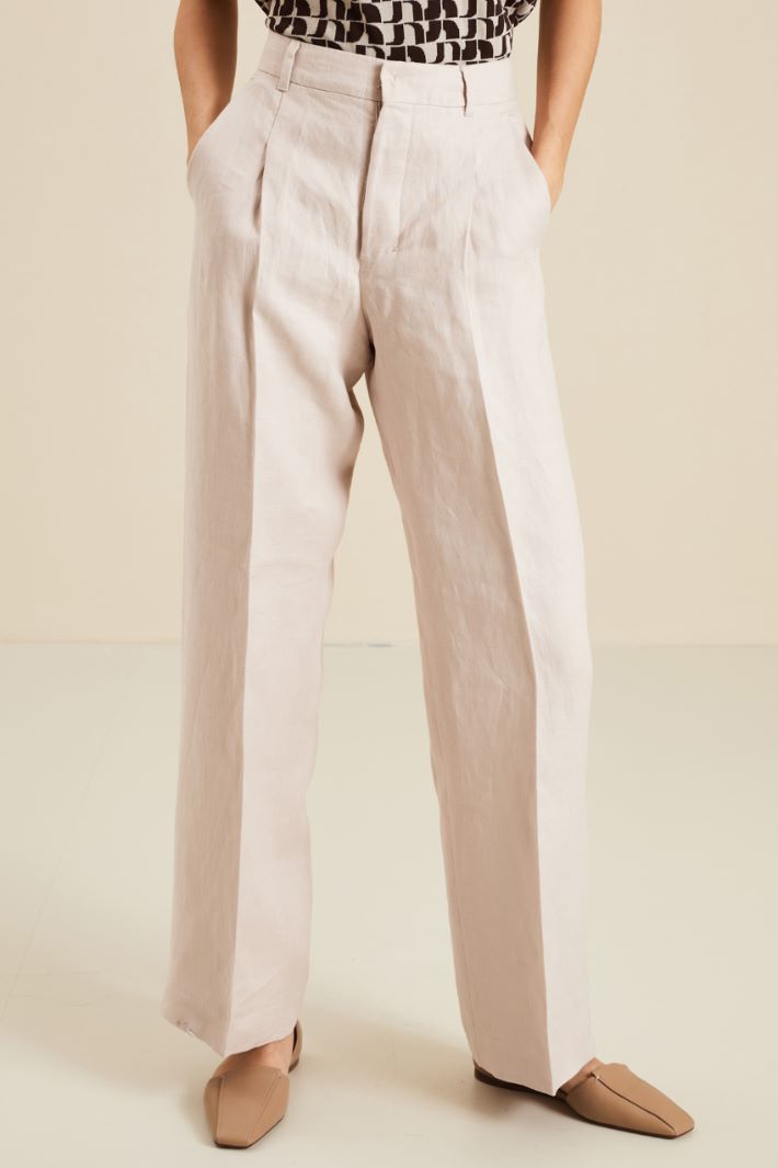 Pantaloni in lino Fashion Market