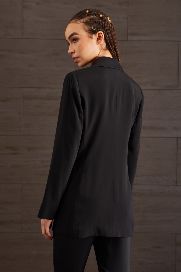 Blazer in envers satin Fashion Market