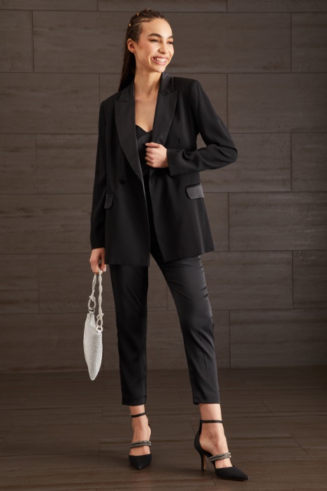 Blazer in envers satin Fashion Market