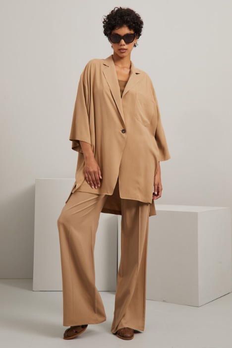 Giacca in tela di seta Fashion Market