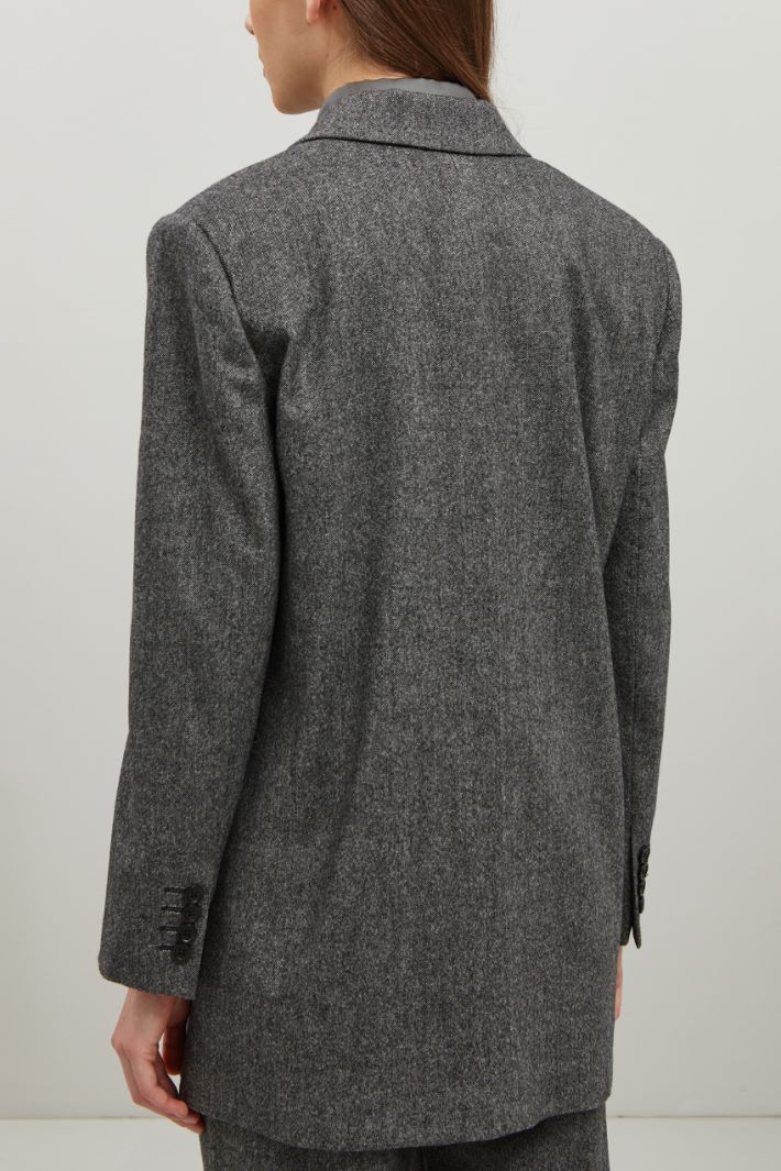 Blazer in lana e cashmere Fashion Market