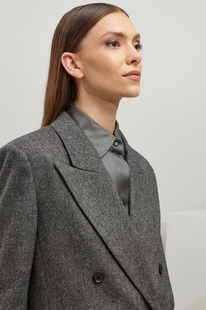 Blazer in lana e cashmere Fashion Market