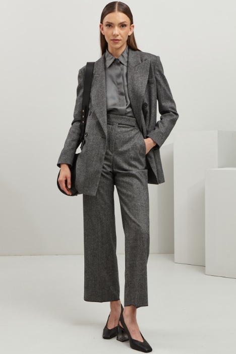 Blazer in lana e cashmere Fashion Market