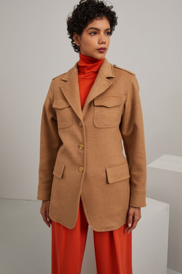 Giacca in puro cammello Fashion Market