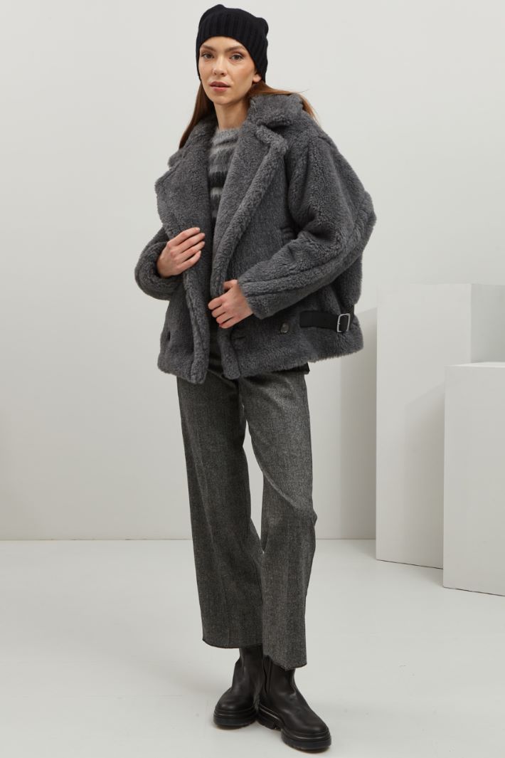 Giaccone effetto peluche Fashion Market