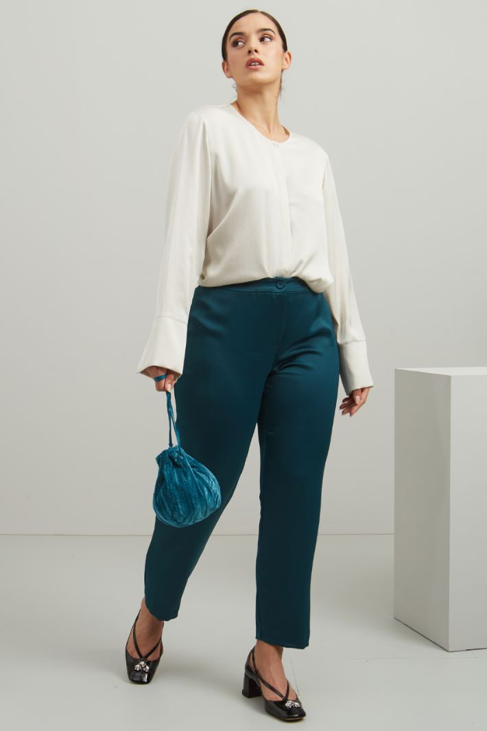 Pantaloni in envers satin Fashion Market Pantaloni in envers satin Fashion Market