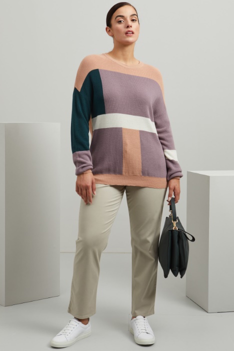 Pantaloni effetto seta Fashion Market
