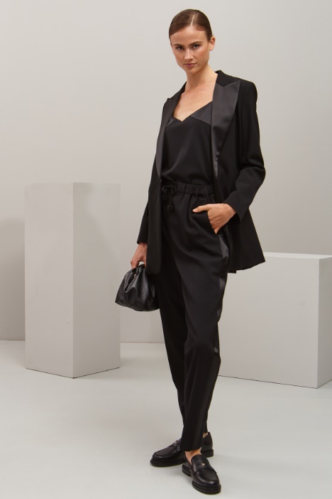 Pantaloni jogger in lana Fashion Market