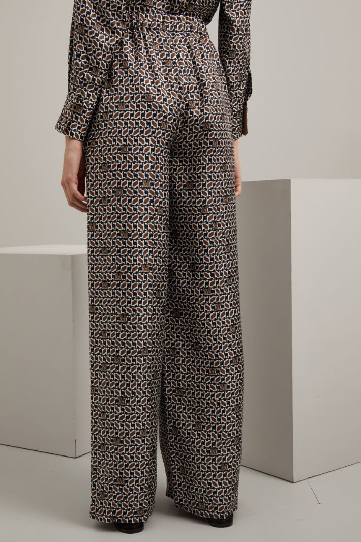 Pantaloni in twill di seta Fashion Market Pantaloni in twill di seta Fashion Market