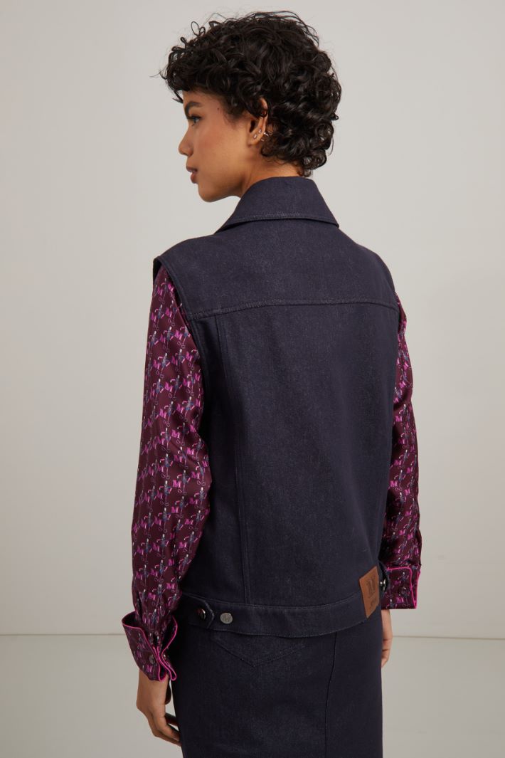 Gilet in denim Fashion Market Gilet in denim Fashion Market